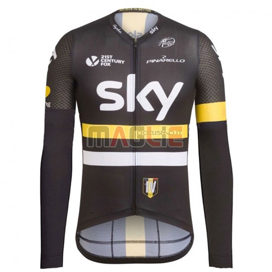 Maglia Sky manica lunga 2016 giallo e nero - Clicca l'immagine per chiudere